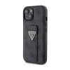Guess Grip Stand 4G Triangle Strass Logo - Etui iPhone 15 (czarny)