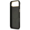 Guess Grained Strass Logo MagSafe - Etui iPhone Air (czarny)