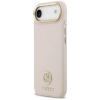 Guess Grained Strass Logo MagSafe - Etui iPhone Air (różowy)