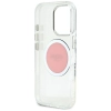Guess IML Metal Colored Circle Classic Logo MagSafe - Etui do iPhone 16 Pro Max (różowy)