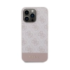Guess 4G Bottom Stripe Collection - Etui iPhone 15 Pro Max (różowy)