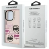 Karl Lagerfeld IML Multi K&C Head Pattern - Etui iPhone 16 Pro Max (różowy)