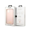 Guess Silicone Logo Plate MagSafe - Etui iPhone 13 (różowy)