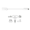 Kanex przejściówka z USB-C na USB żeński (21 cm)