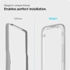 Spigen Alm Glass FC 2-Pack - Szkło hartowane do iPhone 16e / iPhone 14 / iPhone 13 / iPhone 13 Pro 2 szt (Czarna ramka)