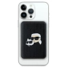 Karl Lagerfeld Karl & Choupette Head Pin MagSafe - Power Bank indukcyjny 5000 mAh 15W (czarny)