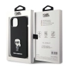 Karl Lagerfeld Silicone Ikonik Metal Pin - Etui iPhone 15 Plus (czarny)