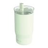 Quokka Mist - Kubek termiczny ze stali nierdzewnej 720 ml ze słomką (Pastel Green)