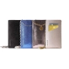 PURO GLAM Chain - Etui uniwersalne do smartfonów z 2 kieszeniami na karty w/gold chain XL (niebieski)
