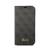 Guess 4G Metal Camera Outline Booktype Case - Etui iPhone 14 Pro Max (czarny)
