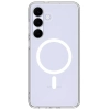 Spigen Ultra Hybrid Mag MagSafe - Etui do Samsung Galaxy S25 FE (Clear/White)
