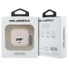 Karl Lagerfeld Silicone Choupette Head 3D - Etui AirPods 4 (różowy)