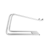 Crong AluBench - Aluminiowa podstawka do laptopa (srebrny)