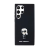 Karl Lagerfeld Silicone Ikonik Metal Pin - Etui Samsung Galaxy S24 Ultra (czarny)