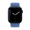 Crong Wave Band - Pleciony pasek do Apple Watch 42/44/45/49 mm (niebieski)