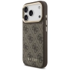 Guess Bundle Pack MagSafe 4G - Zestaw etui + portfel MagSafe do iPhone 17 Pro (brązowy)