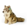 Rappa - Pluszowa realistyczna maskotka Kojot siedzący 24 cm Eco-Friendly