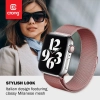 Crong Milano Steel - Pasek ze stali nierdzewnej do Apple Watch 38/40/41 mm (różowe złoto)
