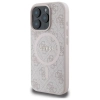 Guess 4G Ring Classic Logo MagSafe - Etui iPhone 16 Pro Max (różowy)