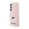 Karl Lagerfeld Silicone Choupette - Etui Samsung Galaxy S24+ (różowy)