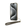 DKNY Wrist Strap Stock Logo - Etui iPhone 15 / 14 / 13 (beżowy)