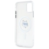Karl Lagerfeld IML Metal Choupette Head MagSafe - Etui iPhone 11 (biały)