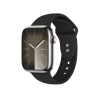 Crong Liquid - Pasek do Apple Watch 38/40/41 mm (czarny)