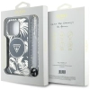 Guess Palm Trees Triangle Pearl Strap MagSafe - Etui do iPhone 16 Pro Max (czarny)
