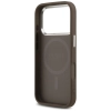 Guess 4G Triangle Logo MagSafe - Etui iPhone 17 Pro (brązowy)