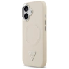 Guess Triangle Logo MagSafe - Etui iPhone 17 (beżowy)
