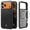 Spigen Enzo Aramid T Mag MagSafe - Etui do iPhone 17 Pro (Black/Silver)
