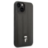 Karl Lagerfeld Quilted Puffy Ikonik Pin - Etui do iPhone 14 Plus (Czarny)