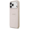 Guess Saffiano Classic Logo MagSafe - Etui iPhone 17 Pro Max (różowy)
