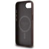 Guess 4G Ring Classic Logo MagSafe - Etui do iPhone 16e (brązowy)