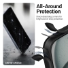 Crong Hybrid Frost MAG Cover - Etui MagSafe iPhone 17 (czarny)