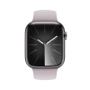 Crong Liquid - Pasek do Apple Watch 38/40/41 mm (szara lawenda)