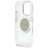 Guess IML Metal Colored Circle Classic Logo MagSafe - Etui do iPhone 16 Pro (szary)