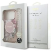 Guess IML Flowers Electro Pearl Strap MagSafe - Etui iPhone 17 Pro (różowy)