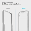 Spigen Alm Glass FC 2-Pack - Szkło hartowane do iPhone 16e / iPhone 14 / iPhone 13 / iPhone 13 Pro 2 szt (Czarna ramka)