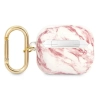 Guess Marble Strap -  Etui Airpods 3 (Pink)