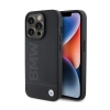 BMW Leather Hot Stamp MagSafe - Etui iPhone 15 Pro Max (Czarny)