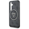 Guess 4G Glitter Triangle Buttons MagSafe - Etui do Samsung Galaxy S25+ (czarny)