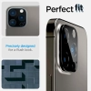 Spigen Optik.TR Camera Lens Protector 2-Pack - Szkło ochronne na obiektyw do iPhone 16 Pro / 16 Pro Max / 15 Pro / 15 Pro Max / 14 Pro / 14 Pro Max (B