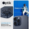 Spigen Optik.TR EZ Fit Camera Lens Protector 2-Pack - Szkło ochronne na obiektyw do iPhone 15 Pro / 15 Pro Max / iPhone 14 Pro / 14 Pro Max (2 szt) (B