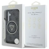 Guess 4G Glitter Triangle Buttons MagSafe - Etui do Samsung Galaxy S25+ (czarny)