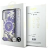 Guess Palm Trees Triangle Pearl Strap MagSafe - Etui do iPhone 16 (fioletowy)