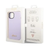 Guess Silicone Vintage - Etui iPhone 14 (fioletowy)