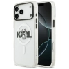 Karl Lagerfeld IML Choupette Sketch Logo MagSafe - Etui iPhone 17 Pro Max (przezroczysty)