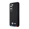 BMW Leather Hot Stamp Tricolor - Etui Samsung Galaxy S23+ (czarny)