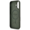 Guess Silicone Triangle Logo MagSafe - Etui iPhone 17 (khaki)